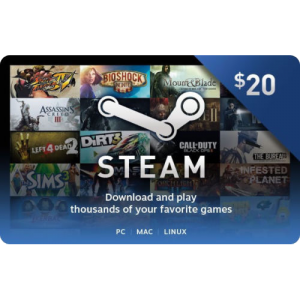 Steam Wallet Code 20$ (Best Seller)